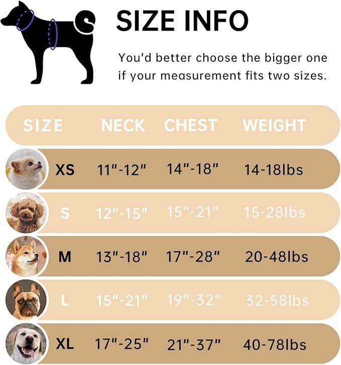 IVY&LANE No Pull Dog Harness with Leash Set, Reflective No Choke Pet Vest,Adjustable Oxford Dog Vest Harness with Easy Control Handle for Large Dogs (Light Brown,L)