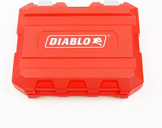 Diablo 9-Piece Kit Bi-Metal Hole Saw Set, Fast Cut Performance - 5 Saw Sizes for Wood, Plastic, Metal, Includes Snap-Lock Plus Mandrel & Adapter Nuts - DHS09SGP