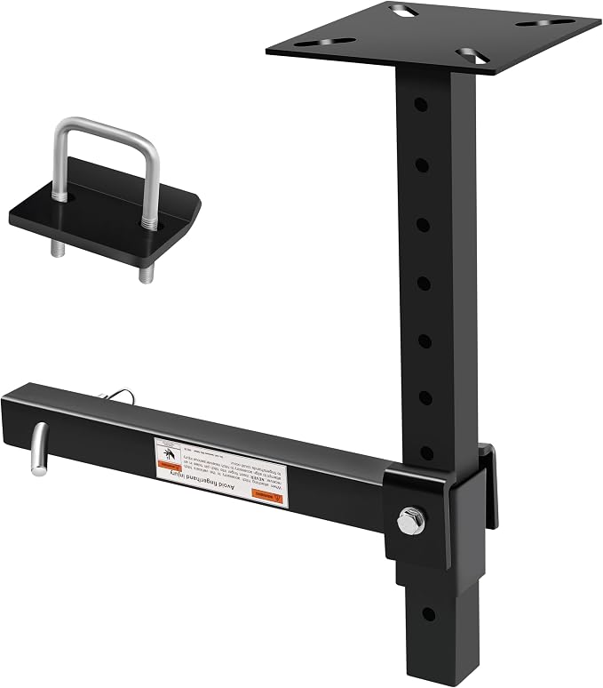 Hitch Mount Vise Plate, Adjustable Height Vise Holder for 2-Inch Receiver