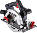 Cordless Circular Saw, Portable Table Saw Compatible with Dewalt 20V Battery, Power Mini Circular Saw with 7-1/4-Inch Blade, 5600RPM, Adjustable 0-57° Max Angle for Wood Cutting Tools (No Battery)