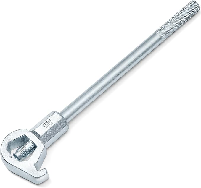 Tandefio 1 Pcs Fire Hydrant Wrench, 1-1/2" to 6", Silver | Adjustable Hydrant Key for Utility Crews, Multifunctional Hydrant Wrench for Tightening Fire Nuts Tightening Water Pipes