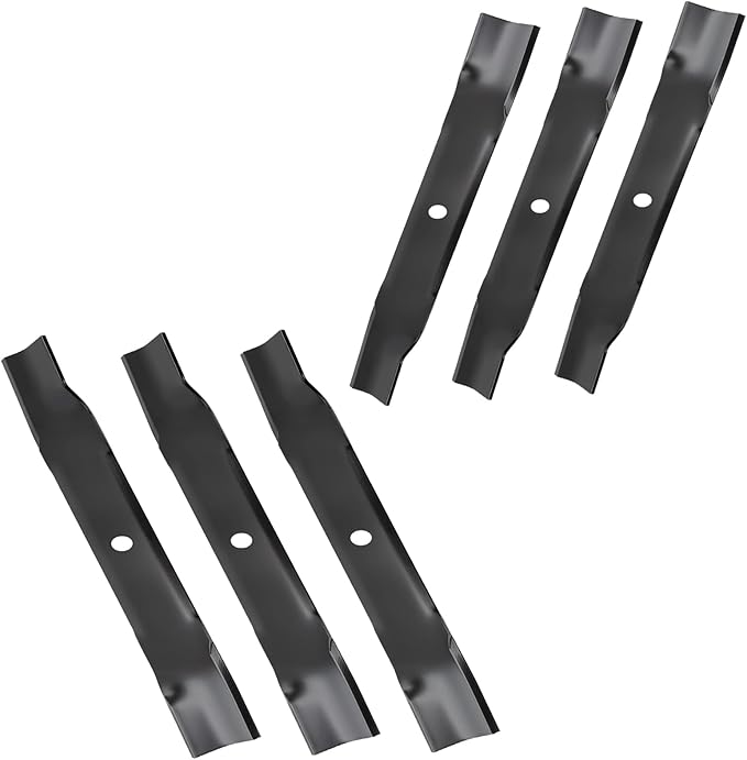 Keycci 115-2454-03 Lawn Mower Blades, Compatible with 54" Ex Mark Quest E Series Quest S Series Lawn Mower, Replace 115-4999 115-9650-03 94-1861-03 396-803 6 Pack