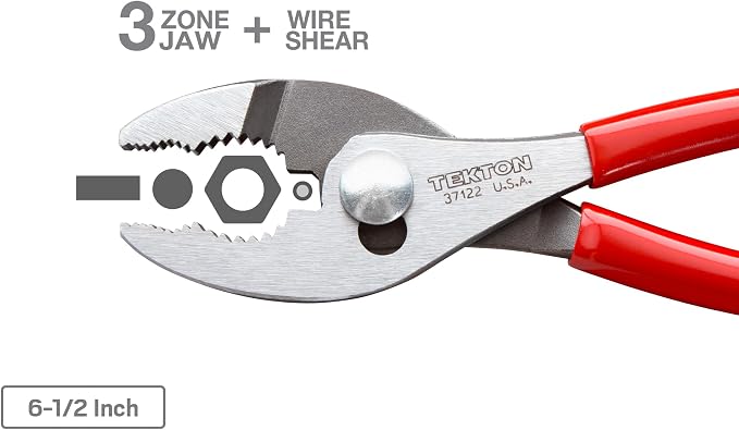 TEKTON Slip Joint Pliers Set, 3-Piece | PGA10103