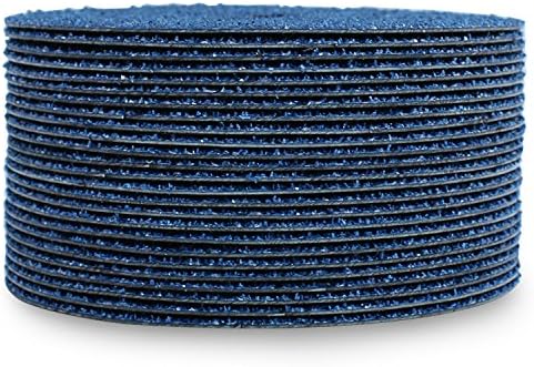 BHA 7" x7/8" Zirconia Resin Fiber Discs, 24 Grit - 50 Pack