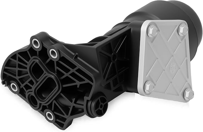 26300-3CAB1 Oil Filter Housing Assembly Compatible with 2015-2018 Sedona,2014-2016 Cadenza,2012-2018 Sorento, 2013-2018 Santa Fe, 2019 Santa Fe XL,2012-2017 Azera Replaces OE 26300-3CAB0