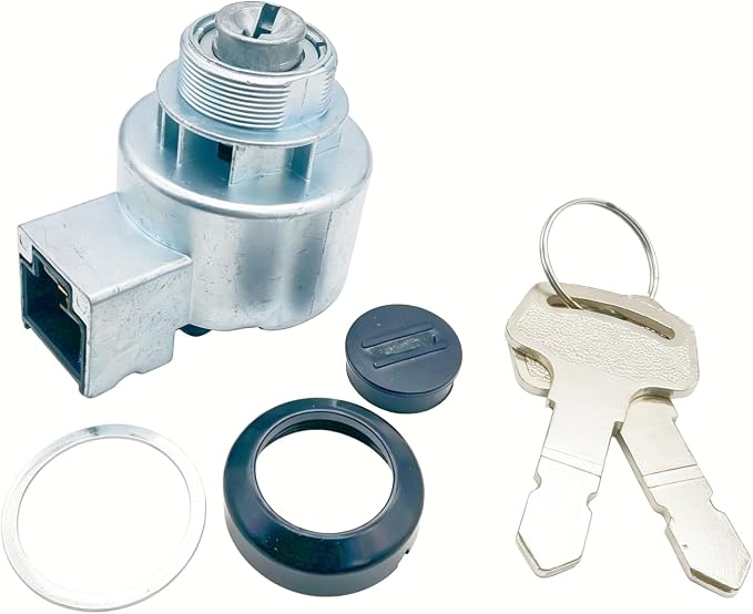 15248-63590 Ignition Switch Replacement for Kubota B Series | 6C040-55412 1900-0910 Ignition Switch with 4 Position 4 Termials Replacement for Kubota Tractor B2100 B7500 B2400 B1700