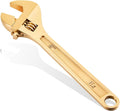 Hicarer 8 Inch Non-Sparking Adjustable Wrench, Aluminum Bronze Tool | Non-Magnetic, Oil & Gas Industry, Chemical Facilities, Hazardous Environments, Industrial Safety Applications