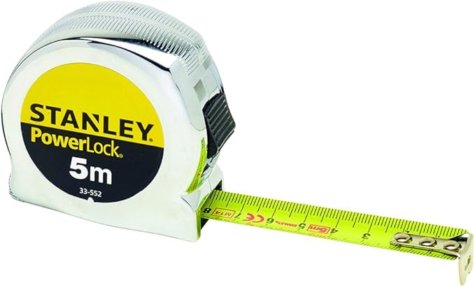 STANLEY 0-33-552 Powerlock Tape, 5m Metric Only
