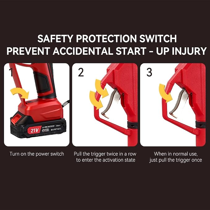 Electric Pruning Shears Cordless 2-in-1 Grafting Tool Kit, 3 Replaceable Cut Blades (Ω/U/V), 2×2000mAh Batteries, LCD Display Power Grafting Tool for Tree Branch Garden (grafting & shear)