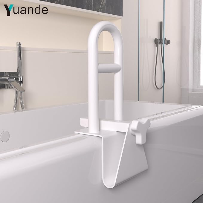 Adjustable Bathtub Safety Rail,YuanDe 17x6 Inch Stainless Steel Tub Handle