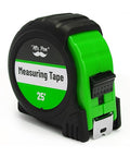 Mr. Pen- Retractable Tape Measure 25 ft, Green, Easy Read, Steel Retractable Measuring Tape with Fractions, Ideal for Construction & DIY Projects