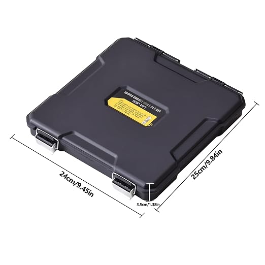 Cobalt Drill Bits Set for Hardened Metal and Stainless Steel, 101Pcs M35 High Speed Steel Twist Jobber Drill Bits 1/16"-1/2", with Plastic Index Storage Case