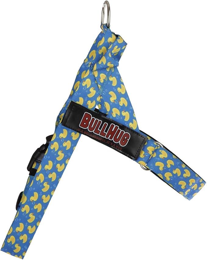 Adjustable Dog Harness– No Pull, No Choke – for English Bulldogs, French Bulldogs, Pugs & Broad-Chested Breeds – Easy, Safe Walks (Sky-Duck, XL)