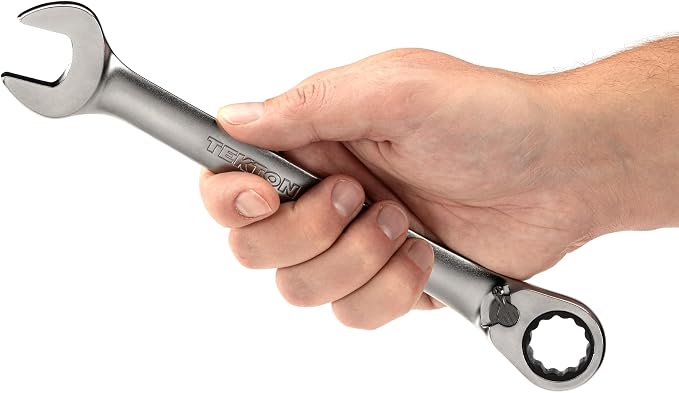 TEKTON 19 mm Reversible Ratcheting Combination Wrench | WRC23419 | 12-Point
