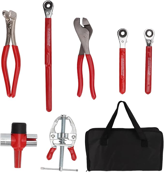 7pcs Battery Service Kit Terminal Pliers Wrench Set Battery Terminal Pliers
