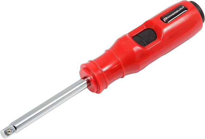 Powerbuilt 1/4" Dr. 20 Pc. Impact Bit Screwdriver and Nut Driver Set, Includes SAE, Metric Sockets, Phillips, Slotted, Star Bits, Adapter- 647768