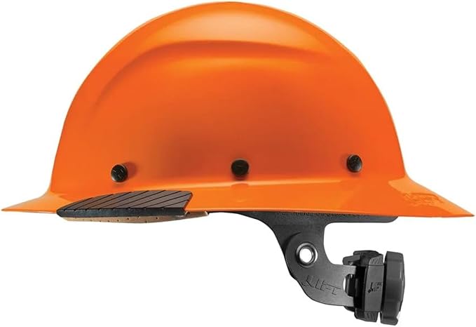 LIFT SAFETY Dax Fiber Resin Full Brim Safety Helmet/Hard Hat | 6 Point Suspension for Comfort & Impact Protection