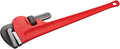 Performance Tool W1133-36B 36 in. Adjustable Steel Pipe Wrench, Red | Heavy duty plumbers wrench. Precision milled and drop forged steel jaws. Durable protective enamel paint