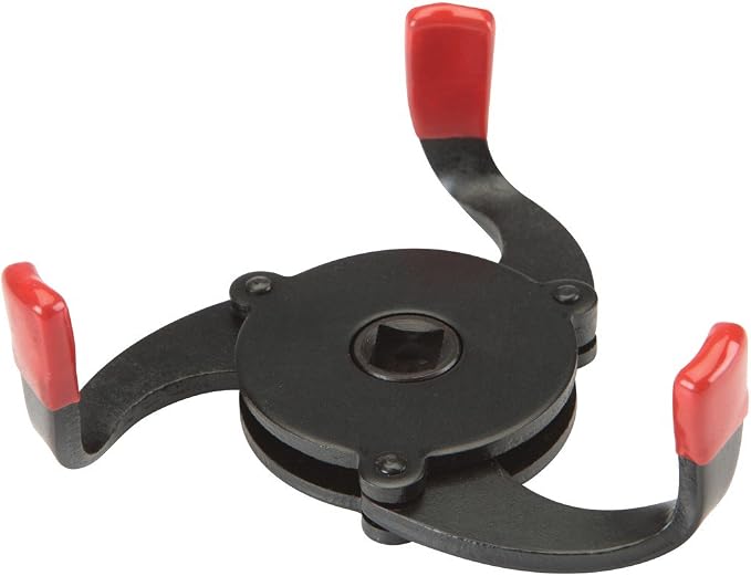Universal 3 Jaw Adjustable Oil Filter Wrench, 2-1/2" to 3-7/8" Diameter