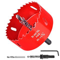 3-5/32Inch / 80mm Hole Saw for Wood, Plastic Board, Ceiling,Drywall, and Metal Sheet - HSS Bi-Metal Hole Cutter with Pilot Drill Bit