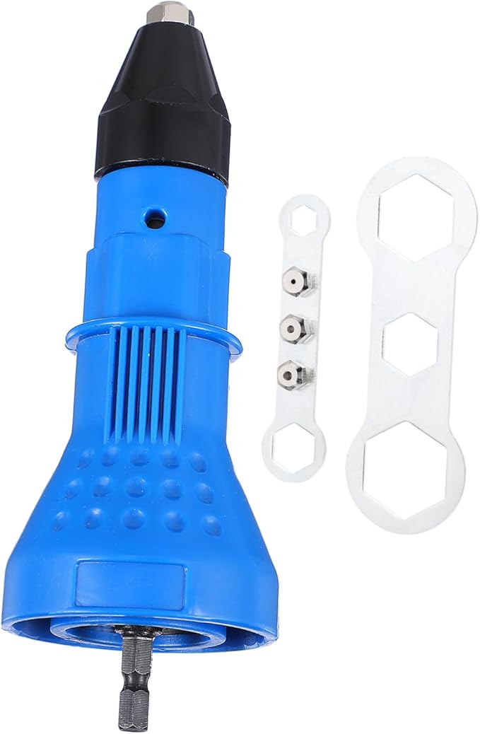 GLEAVI Electric Rivet Adapter 6.29 Inch Portable Riveter Tool with for Automotive and DIY Projects