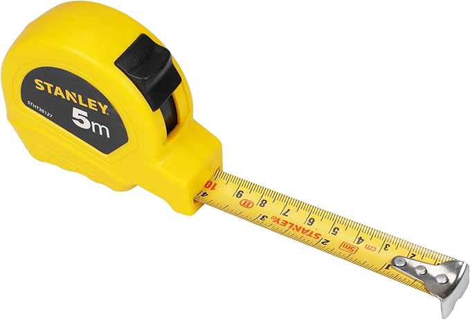 Stanley STHT36127-812 Plastic 5m Tape (Yellow)