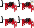 ATPEAM 3/4'' Pipe Clamps for Woodworking Heavy Duty Cast Iron Wood Gluing Pipe Clamp Set for Woodworking, Carpentry, Home Improvement, and DIY Jobs