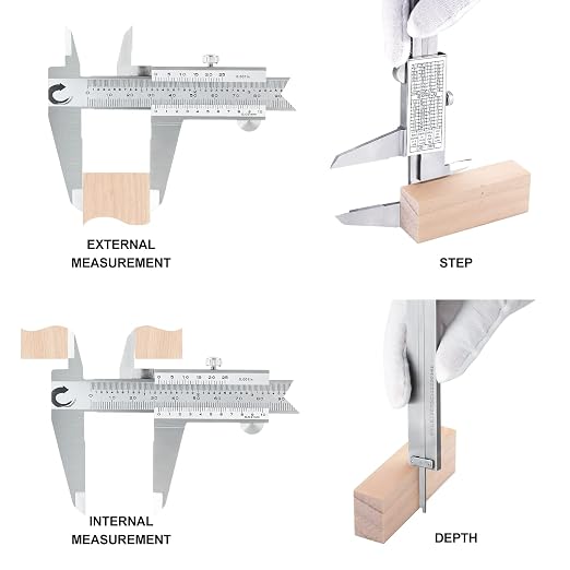 Clockwise Tools Vernier Caliper, DVLR-0805D 0-8 Inch/200 mm, Inch/Metric Conversion, Stainless Steel