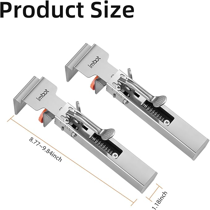 2 Pack Drawer Front Installation Clamps，Quick-Install Drawer Mounting Clips，Cabinet Installation Tool For Woodworking Cabinet Drawer Fronts Clamps, Adjustable Width 21 Mm - 50 Mm, With Batch Corners
