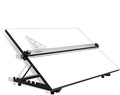 Liquidraw Drafting Board - 20" x 26" | Parallel Motion Bar Table Has 6 Adjustable Working Angles | Includes Drawing Board Clips & Set Square | for Artists, Architects, Students & Professionals