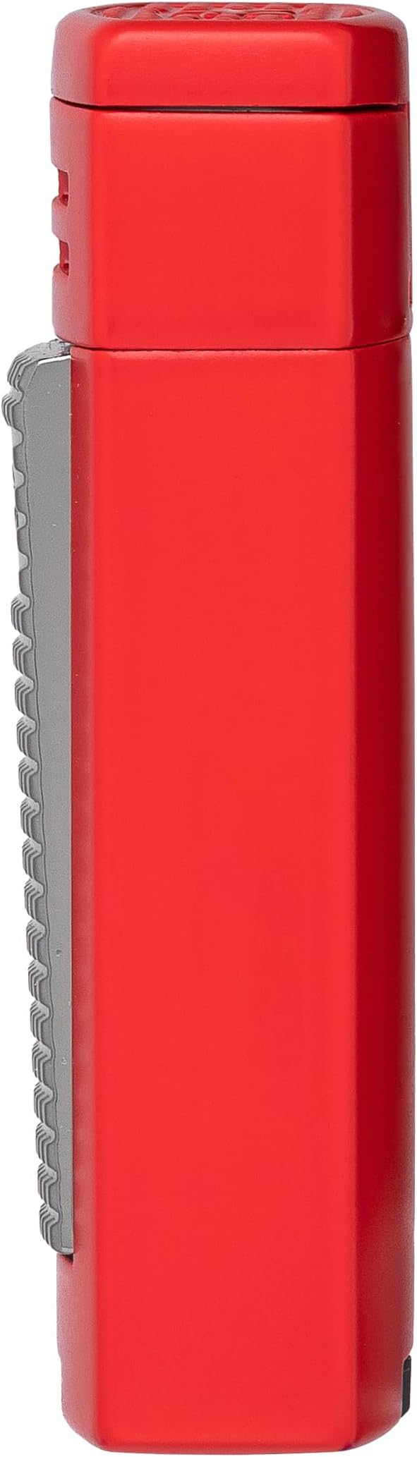 XIKAR® Ion Double-Jet Flame Cigar Lighter. with Textured Trigger Button and a Safety Mechanism. (Red)