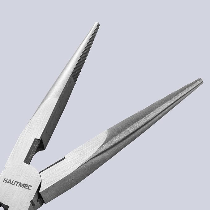HAUTMEC Extra Long Needle Nose Pliers Set, 11PCS Long Reach Pliers Include 6-7" & 11" Straight, Circle Nose, Diagonal, Flat Nose, Bent Nose Plier for Narrow Spaces, Automotive & DIY Repairs