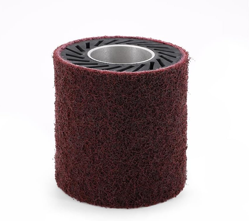 CS Unitec | 42011 | PTX Fleece - Nonwoven Sleeve. 180 Grit, 3-1/2" Diameter x 4" Width, Pack of 4 - Made in Germany