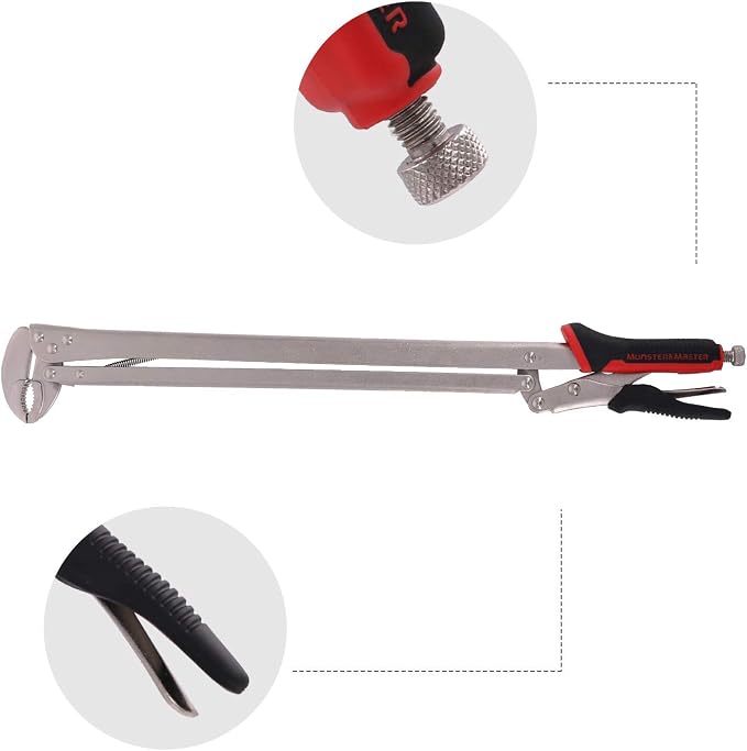 Monster&Master Extended Pliers 18 "One Pointed Nose And One 90 Degree Corner, 2-Piece, MM-EP-002x2
