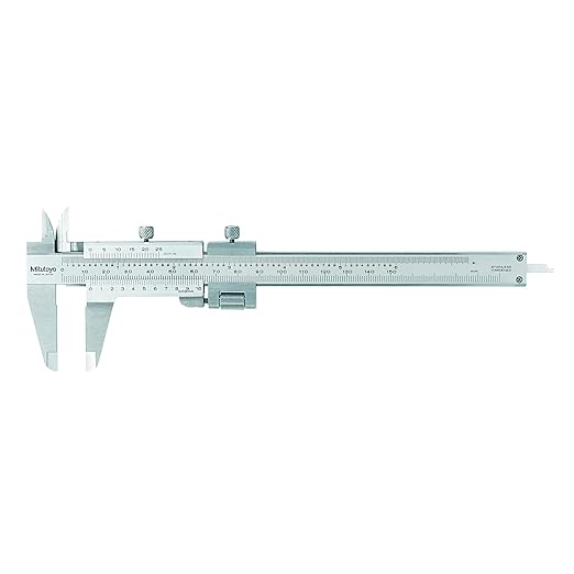 Mitutoyo 532-119 Vernier Caliper, Stainless Steel, Inch/Metric, 0-5" Range, +/-0.0011" Accuracy, 0.001" Resolution