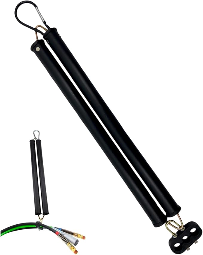 3 in 1 ABS Air Line Hose Tracker Tender Kit with 20" Double Spring