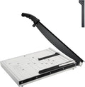 VEVOR Paper Cutter, 18 in Cut Length Guillotine Trimmer, 15-Sheet Capacity, Heavy-Duty Paper Cutter with Security Guard Rail/Blade Lock, Paper Trimmer for Cardstock, Cardboard, Home, Office & School