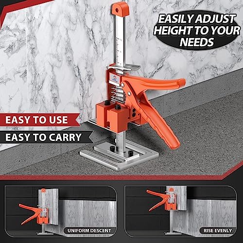 XClifes Labor Saving Arm Jack, 2 Pack Furniture Lifter Tool, Orange