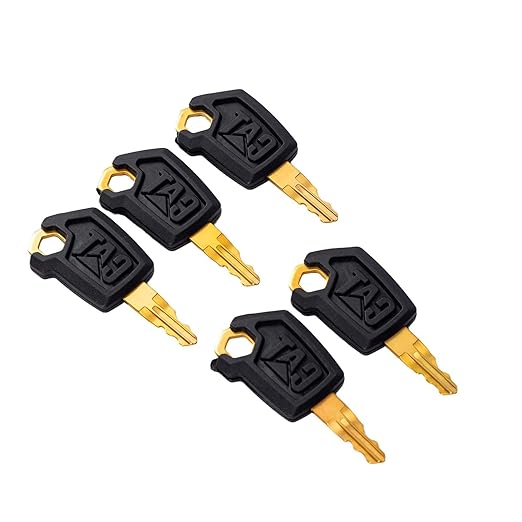 26-Piece Heavy Equipment Key Set: Universal Master Keys Compatible with CAT, John Deere, Komatsu, Kubota, Case, Yanmar. Durable Ignition Keys for Construction.