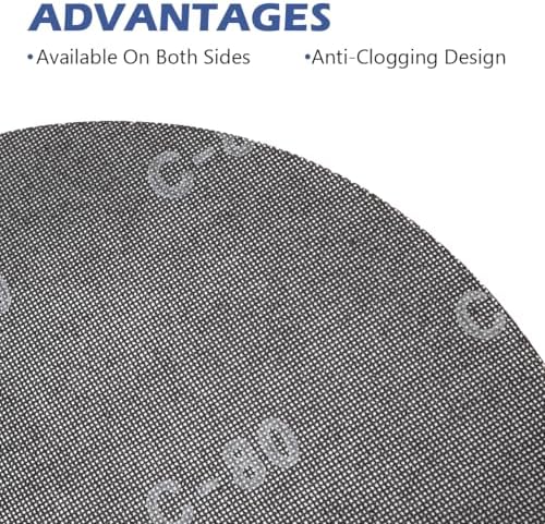 HUAALIUCHE 16" Sanding Screen Discs - 80 Grit Silicon Carbide Mesh Sanding Disc for Hardwood Floors - Heavy Duty Floor Buffer Pads, 20 Pack - Durable & Efficient Sanding