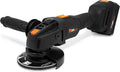 WEN Cordless Angle Grinder, Brushless with 20V Max 4.0 Ah Lithium-Ion Battery and Charger (20944), Black