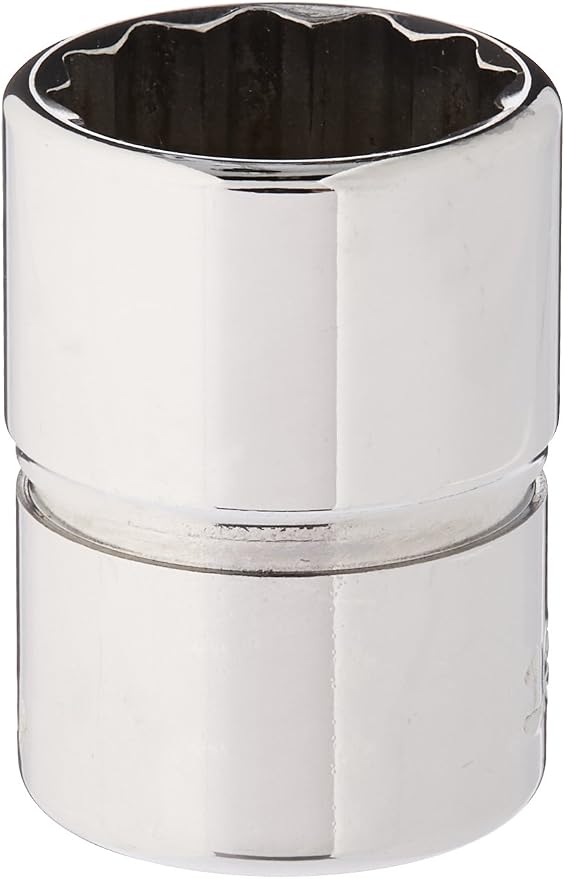 Williams JHWBM-1213 3/8-Inch Drive Shallow Socket, 12-Point Metric, 13mm, High-Polished Chrome Finish