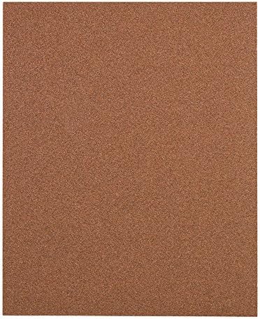 Mercer Industries 205100C - 9 x 11 Garnet Paper Sheets, Grit 100C (100 pack)