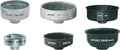 Hazet 2169/6 Oil Filter Spanner | Drive 3/8 inch (10 mm) square hollow, 1/2 inch (12.5 mm) square hollow, output outer profile hexagon, 1370 g