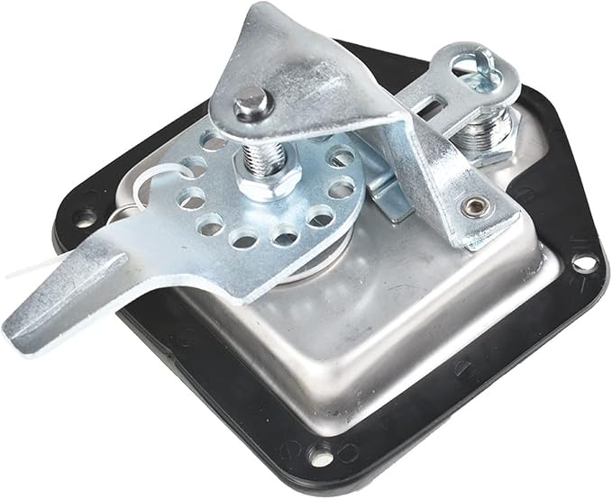 Silscvtt Trailer Door Latch T-Handle Lock Stainless Steel Keys Replacement for Trailer Door RV Camper Truck Bed Toolboxes (4 Pcs)