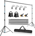 12x10FT(WxH) Heavy Duty Backdrop Stand, Photo Back Drop Stand