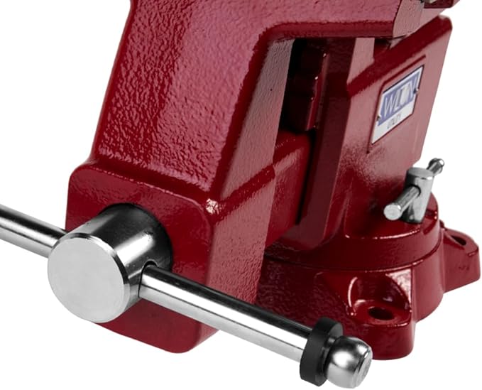 Wilton Utility Bench Vise, 6-1/2” Jaw Width, 6" Jaw Opening, 4" Throat (Model 676U)