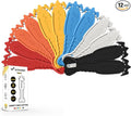 Safety Box Cutter,12 Pack Ergonomic Lobster Package Opener with Recessed SK-2 Blade Finger Safe Tape Splitter,Letter Slitter for Warehouse,Office.Assorted Colors