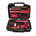 Woodworking Measuring Tools with Box, Aluminum Scribeing Ruler, Multi-Purpose Marking Ruler, Precision Layout Measuring Tool Carpentry Square Kits for Engineer Carpenter (9pcs with Box)