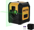 Nikotek Laser Level, Self-Leveling Green Beam Horizontal and Vertical Cross-Line Laser for Home Decoration Carrying Pouch, Battery Included